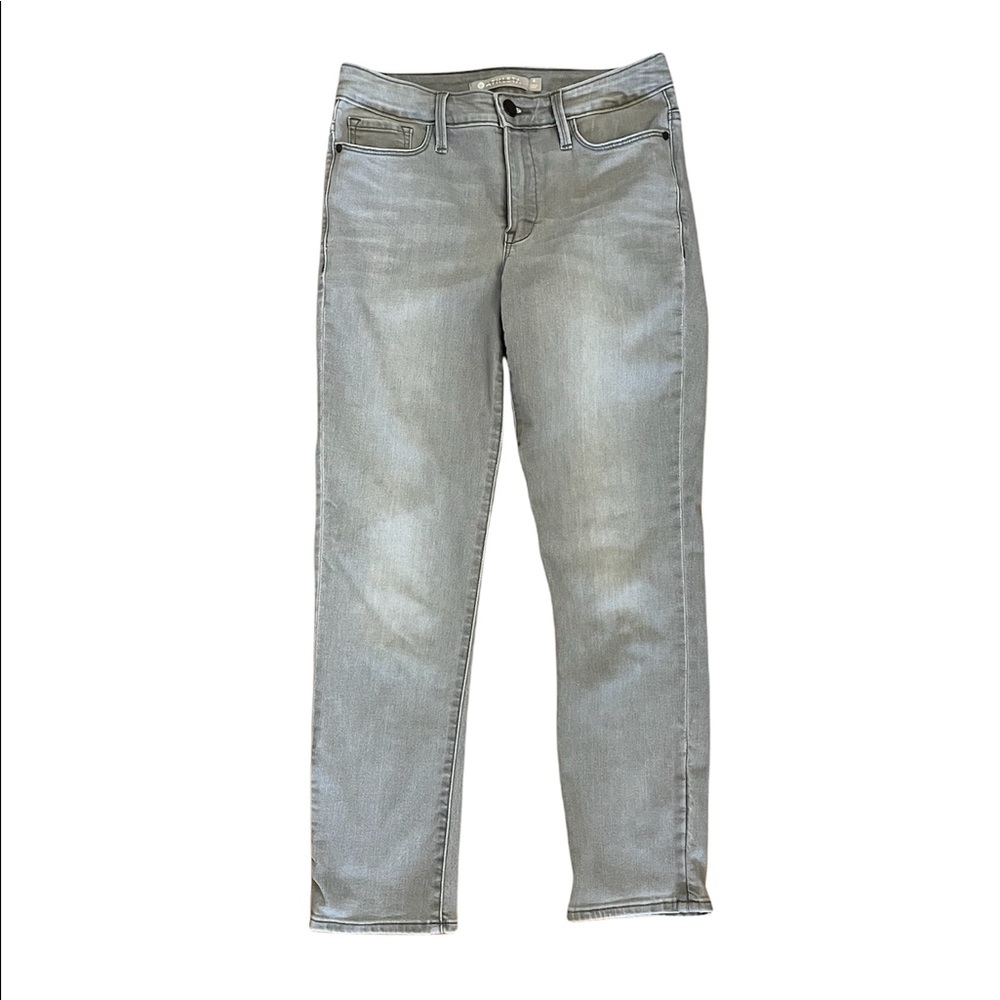 ATHLETA Sculptek Skinny Jean Gray Crop, Size 4 - Picture 2 of 7